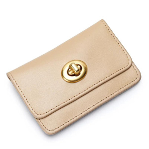 Custom Letters Mini Genuine Leather Card Holder Woman Portable Fashion Coin Purse Luxury Brand Casual Card Wallet Lady Card Case