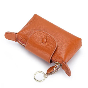 Fashion Luxury Designer Coin Purse Genuine Leather Clutch Woman's Wallet Custom Initials Business Key ring Card Holder Coin Bag
