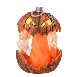 Unique LED Devil Pumpkin Lantern Halloween Evil Pumpkin Lamp Flashing Ghost Lighting Festival Halloween Party Decoration