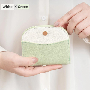 Luxury Design Woman Card Wallet New Genuine Leather Card Holder Casual Business Ladies Money Clip Korean Engraving Card Bag