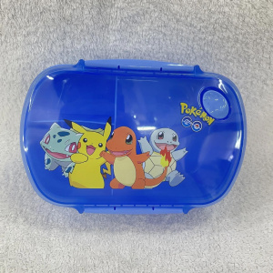 Pokemon Pikachu Lunch Box Cartoon Anime Children Cute Lunch Box Portable Leak-proof Food Container Student Plastic Tableware New
