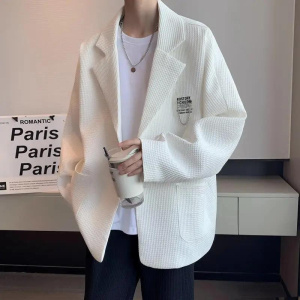 Men's Suit Jackets Party White Single Breasted Male Blazer New In Fashionable Premium Coat Fashion Clothing