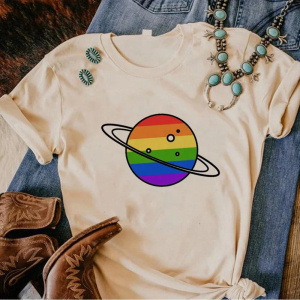 Pride Shirt tshirt women manga anime comic Tee female designer streetwear funny clothes