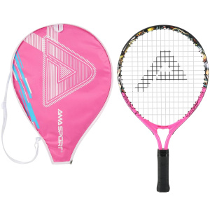 AMASPORT Tennis Rackets for Kids Aluminum Alloy 17'' with Cover Bag for Beginner Junior Children Tennis Racquet