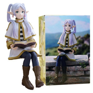 14cm Frieren and Fern Figure Collection Model Toys Sitting from Beyond Journey's End Anime Series