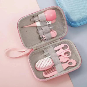 8pcs/set Comb Nose Inhaler EVA Package Care Set Coisas Para Bebê 13pcs Cute Newborn Baby Multifunctional Baby Nail Clippers 8