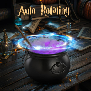 A Big Pot For Halloween A Black Plastic Pot With A Festive Atmosphere Easy To Carry Suitable For Candy Or Decorations