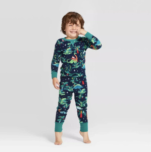 New Dinosaur All Over Print Pajamas Toddler Boys Girls Homewear Children's Matching Set Soft Warm Pjs Baby Romper