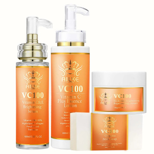 AILKE Organic Whitening Set, Moisturizing, Brightening, Skin Firming and Elasticity, Anti-Wrinkles, Aging Premium Cosmetics