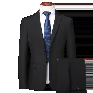 Suit 8XL (Blazer + Trousers) Men Korean Version of The Youth Elegant Fashion Simple Casual Gentleman Best Man Suit 2 Piece Suit