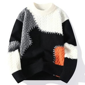 Men Sweaters Cotton Casual Pullovers Pullover Knitted Rollneck Sweater Men High Quality Warm Fashion Knitwear