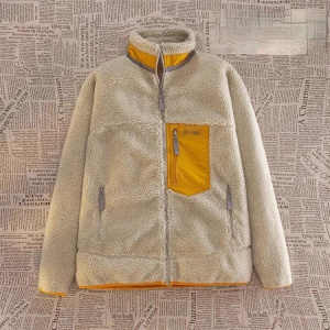 Motorcycle Outdoor Fleece Jacket For Men/Women Double Sided Fleece Thickened Plush Rider Cycling Suit Lamb Wool Windproof Jacket
