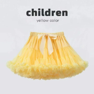 Baby Girls Tulle Tutu Skirt Ballerina Pettiskirt Fluffy Children Ballet Skirts For Party Dance Princess Girl Tulle Clothes PP001