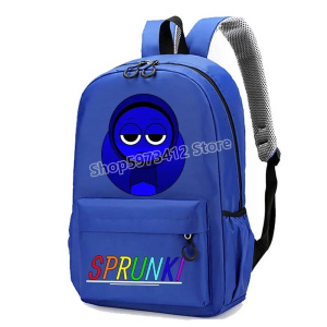 Sprunki Incredibox SchoolBag Primary School Bookbag Large-capacity Cartoon Anime Knapsack High-quality Backpack Laptop Bag Gift