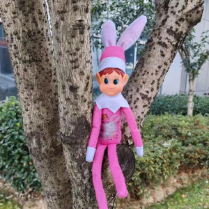 Easter Bunny Elf Doll Decoration Gift Elf Naughty Stuffed Animal Elves on the Shelf Little Elf Accessory