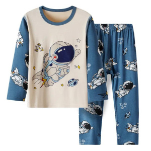Full sleeve kids pajamas set modal spandex kids clothes set boy pajamas set girl pajamas set baby clothes sale 100-180cm hot new