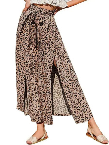 Loose Fit Solid Color Elastic Waist Long Half Pants