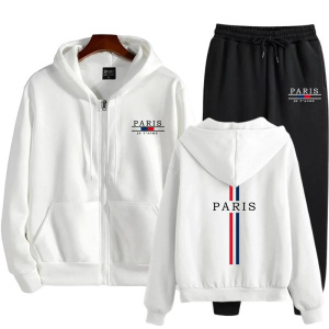 Man Zipper Hoodies Sweatpants High Quality Male Daily Casual Sports Jogging Suit Gym Hooded Outfits All Season Home Outdoor Sets