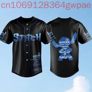Disney Stitch Baseball Casual Sports Jersey for men/ women/ kids