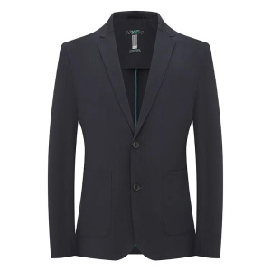 Men's elastic casual suit thin, sun-protective and breathable business single coat with drape