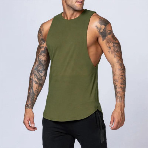 Fitness Sleeveless Shirt Men Gym Tank Top Breathable Bodybuilding Vest Singlets Cotton Sport Running Vest Man Clothing