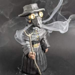 Mr. Crow's Halloween Incense Burner Figurine, A Terrifying And Mysterious Resin Decoration, Is A Ghost Festival Gift