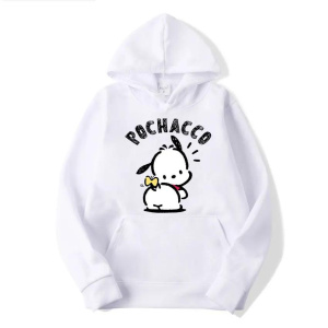 Men Women Tops Outerwears Blouse Hoodies Harajuku Funny Sweatshirts Pochacco Yellow Hoodies Fashion Leisure Stylish Streetwear
