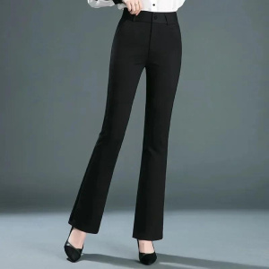 New Style High Waist Loose Straight Mom Pants Women's plus Size Elastic Casual Classic Long Trousers