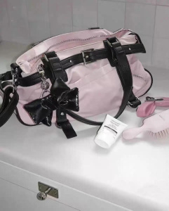 Sweet Cool Trendy Handbag Large Capacity Tote Bag Commuter Versatile Single shoulder Bag Korean Style Nylon Casual Handbag