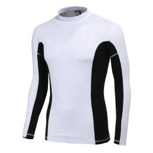 Men's Quick-drying Surfing Suit Long Sleeve Thin Diving Swimming Top Sun Protection Sport Shirt Split Fitness Snorkeling Top