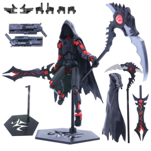 13 3D Printed Action Figure with Multiple Accessories Multi-Jointed Action Figures Desktop Decorations Halloween Gifts for Him