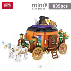 Halloween series decorative building blocks, toys and gifts, classic horror elements creative MOC model Halloween gifts for kids