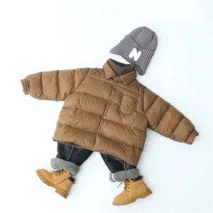 Kids Lightweight Jackets Boys Girls Warm Down Coats Children's Fashion Clothing Toddler Casual Cotton Outerwear