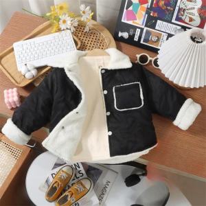 Children's Cotton Jacket Boys Thicken Coat Girls Warm Outerwear Long-Sleeved Casual Clothes Kids Waterproof Parkas