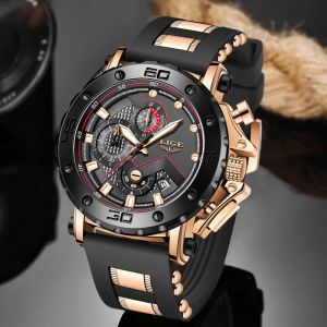 2022 LIGE Luxury Mens Watches Original Case Large Dial Watch Men Business Wristwatch Sports Watch for Men Relogio Masculino+Box