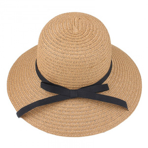 Fashion women Hat Sun Hat Visor Panama Style Outdoor Beach Hat Ribbon Wide Brim Straw Hat Summer cap accessories