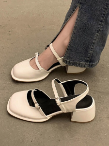 Non-slip Round Toe Sandals Shoes Ladies Casual Summer Hollow Beach Elegant Shoes Korean Fashion Party Shoes Woman Design