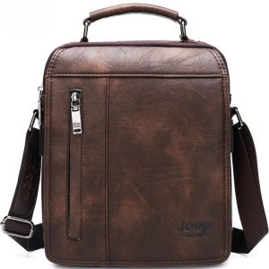JEEP BULUO New Arrived Luxury Brand Men's Messenger Bag High Quality  Large Capacity Fashion  Crossbody Bags For 9.7 in iPad
