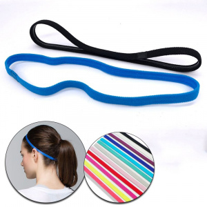 Thin Elastic Anti-slip Sports Yoga Headband for Girls