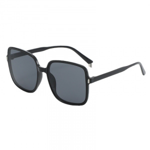 Anti-UV Square Plastic Frame Retro Style Sunglasses for Women