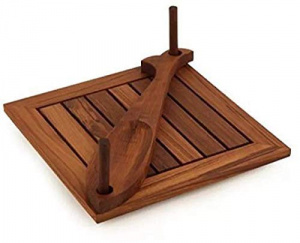 Table décor wooden napkin holder / Unique shaped napkin holder for kitchen