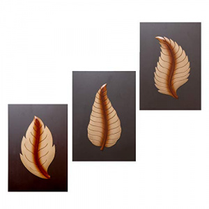 Rustic Wooden Hanging Leaf Wall Art Scenery