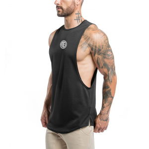 Mens Fitness Tank Tops Gym Clothing Bodybuilding Workout Cotton Sleeveless Vest Male Casual Breathable Fashion Sling Undershirt