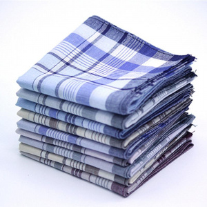 12Pcs Multicolor Plaid Stripe Men Pocket Squares Business Chest Towel Pocket Hanky Handkerchiefs Hankies Scarves  Cotton