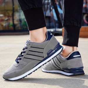 Men's Sneakers Artificial Leather Men Casual Shoes High Quality Shoes For Men New Breathable Male Tennis Zapatillas Hombre