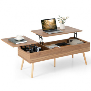 Split Lift top coffee table / Wooden Lift top coffee table with storage