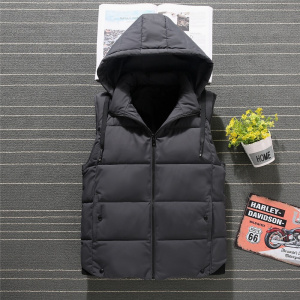 Mens Winter Vest Plus Large Size 7xl Hat Detachable Waistcoat Warm Parka Unloading Sleeveless Jacket Coat for Unisex Travel Vest