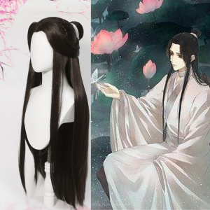 Anime Heaven Official's Blessing Cosplay Xie Lian Wig Black Hair Tian Guan Ci Fu Hanfu Wigs Men Halloween Props