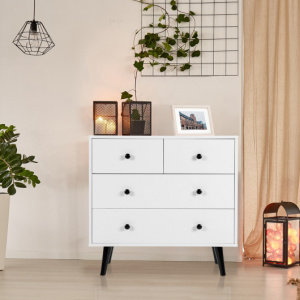 Freestanding chest of drawers / Versatile white sideboard cabinet