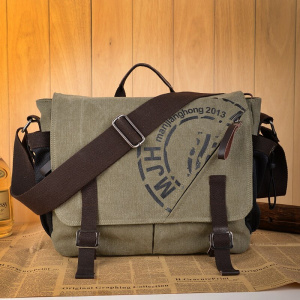 Man Canvas Messenger Bags Duffle Tote Travel Shoulder Bag High Quality Tote Bolsa Crossbody Bags Zipper Travel Leisure Handbaga